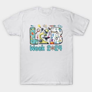 Lab Week 2024, Medical Lab Science, Microbiology, Laboratory, Lab Tech, Med Tech, Lab Scientist T-Shirt